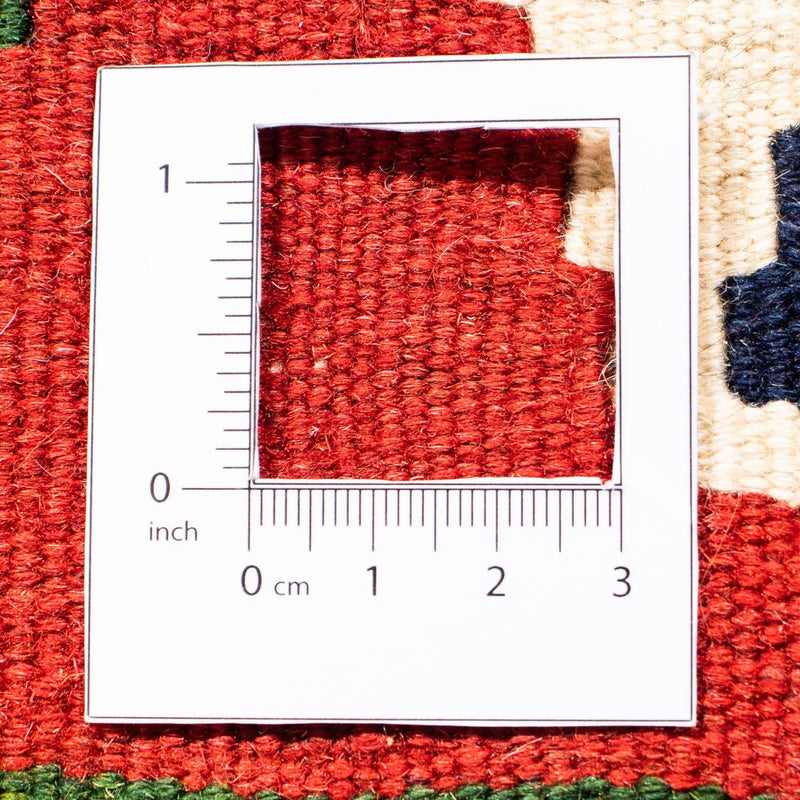 Kelim tapijt - Oosters vierkant  - 100 x 98 cm - donkerrood