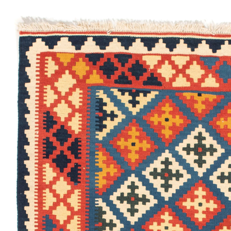 Kelim tapijt - Oosters vierkant  - 104 x 100 cm - donkerblauw