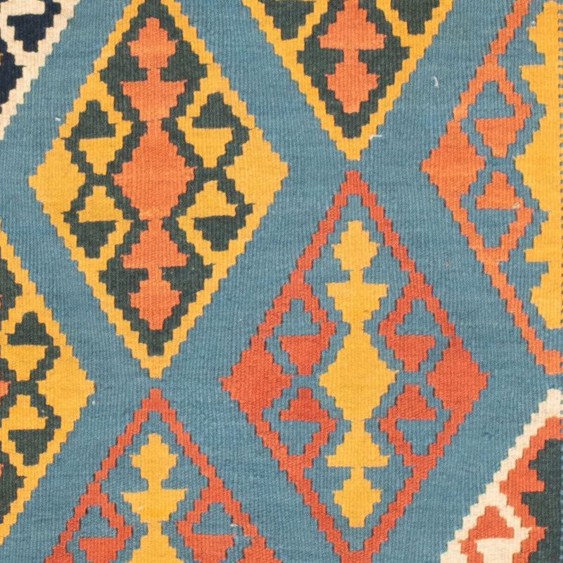 Kelim tapijt - Oosters vierkant  - 102 x 101 cm - oranje