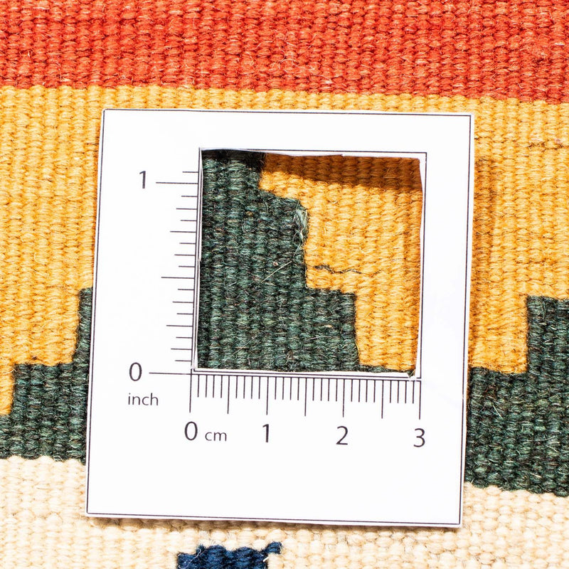 Kelim tapijt - Oosters vierkant  - 105 x 100 cm - donkerrood