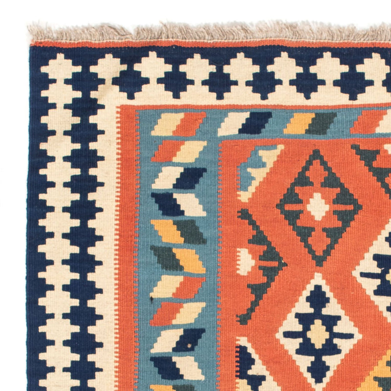 Kelim tapijt - Oosters vierkant  - 104 x 104 cm - roest