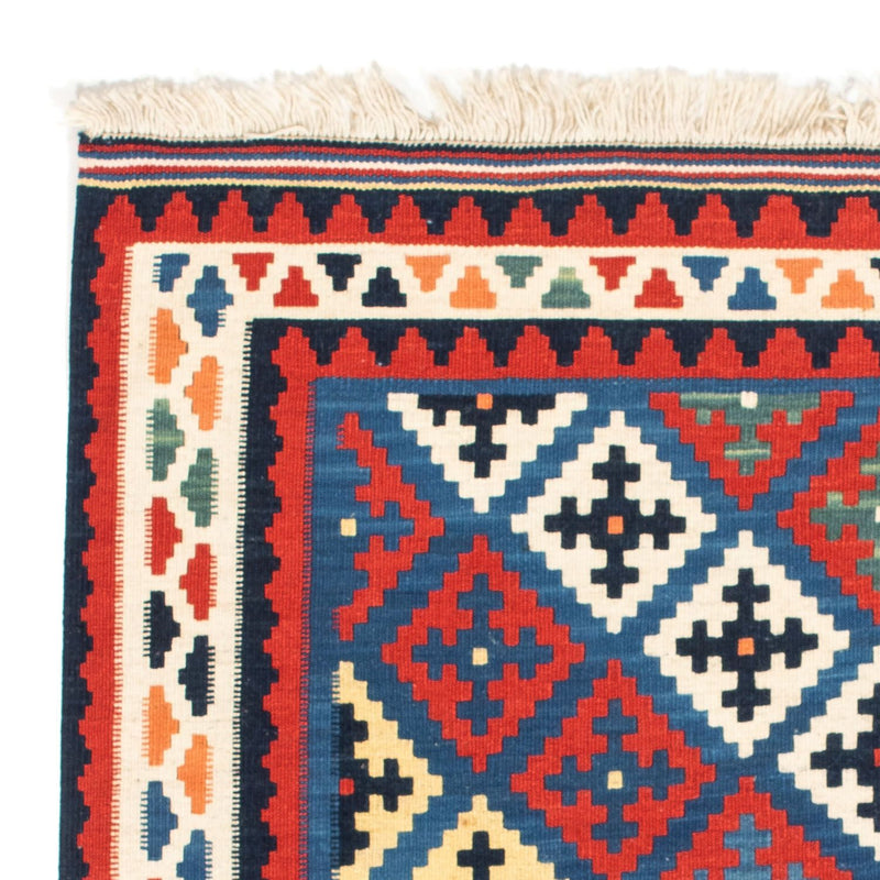 Kelim tapijt - Oosters vierkant  - 104 x 97 cm - blauw