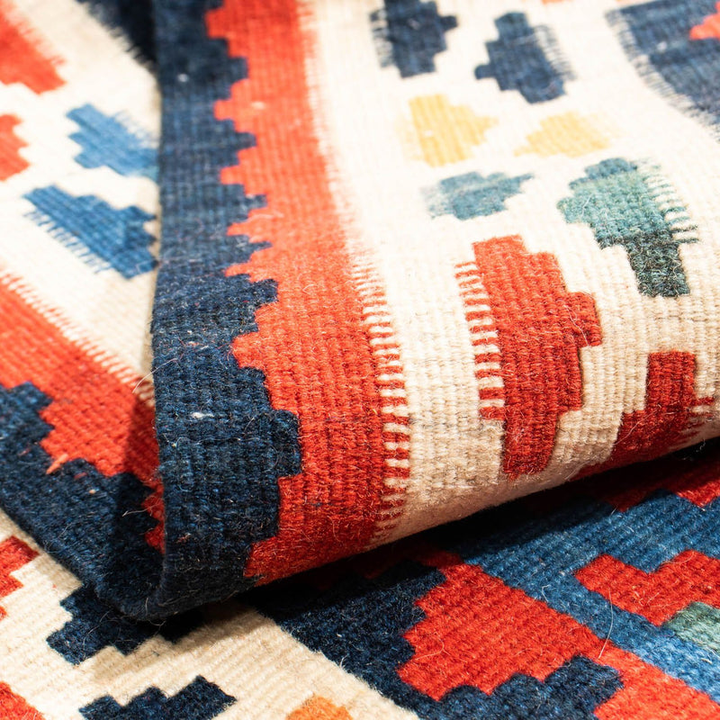 Kelim tapijt - Oosters vierkant  - 104 x 97 cm - blauw