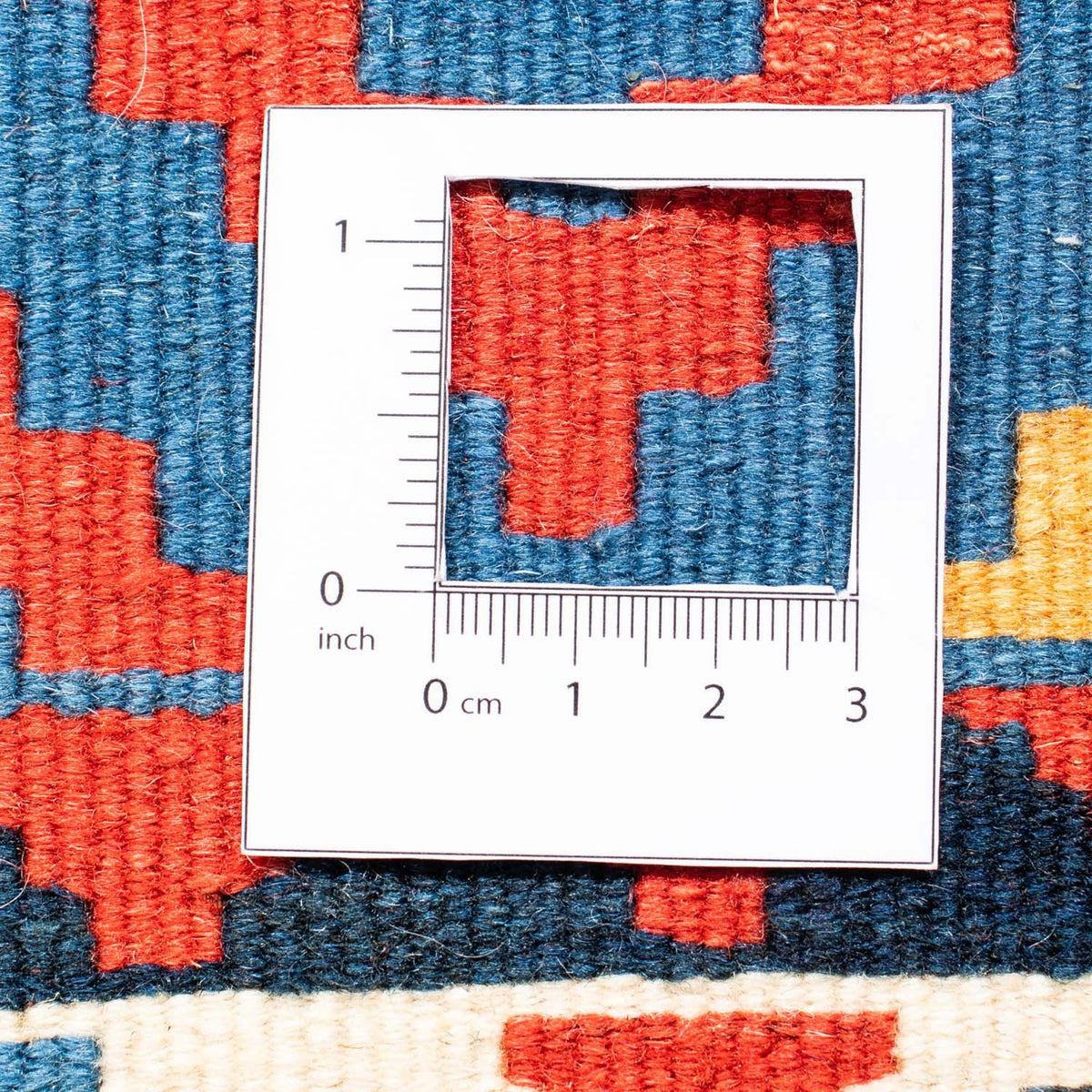 Kelim tapijt - Oosters vierkant  - 104 x 97 cm - blauw