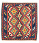Kilim Fars Tapijt 102x101cm