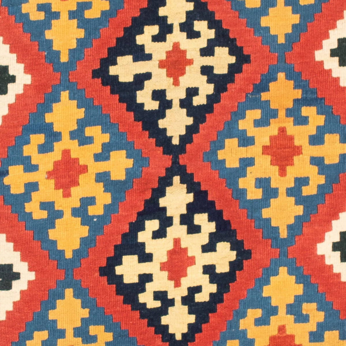 Kelim tapijt - Oosters vierkant  - 102 x 101 cm - rood