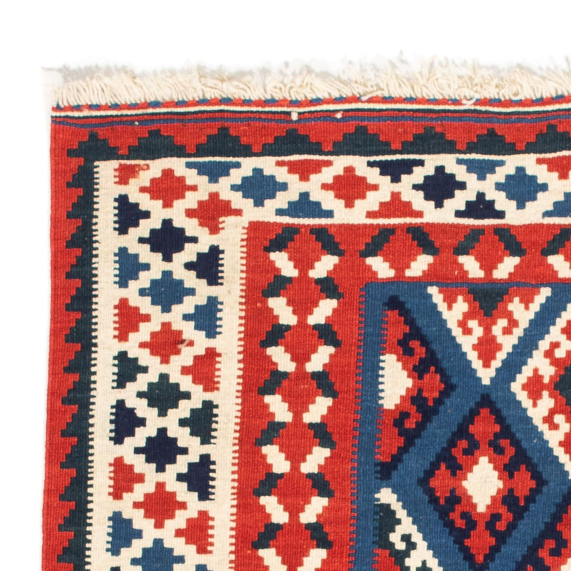 Kelim tapijt - Oosters vierkant  - 104 x 100 cm - donkerblauw