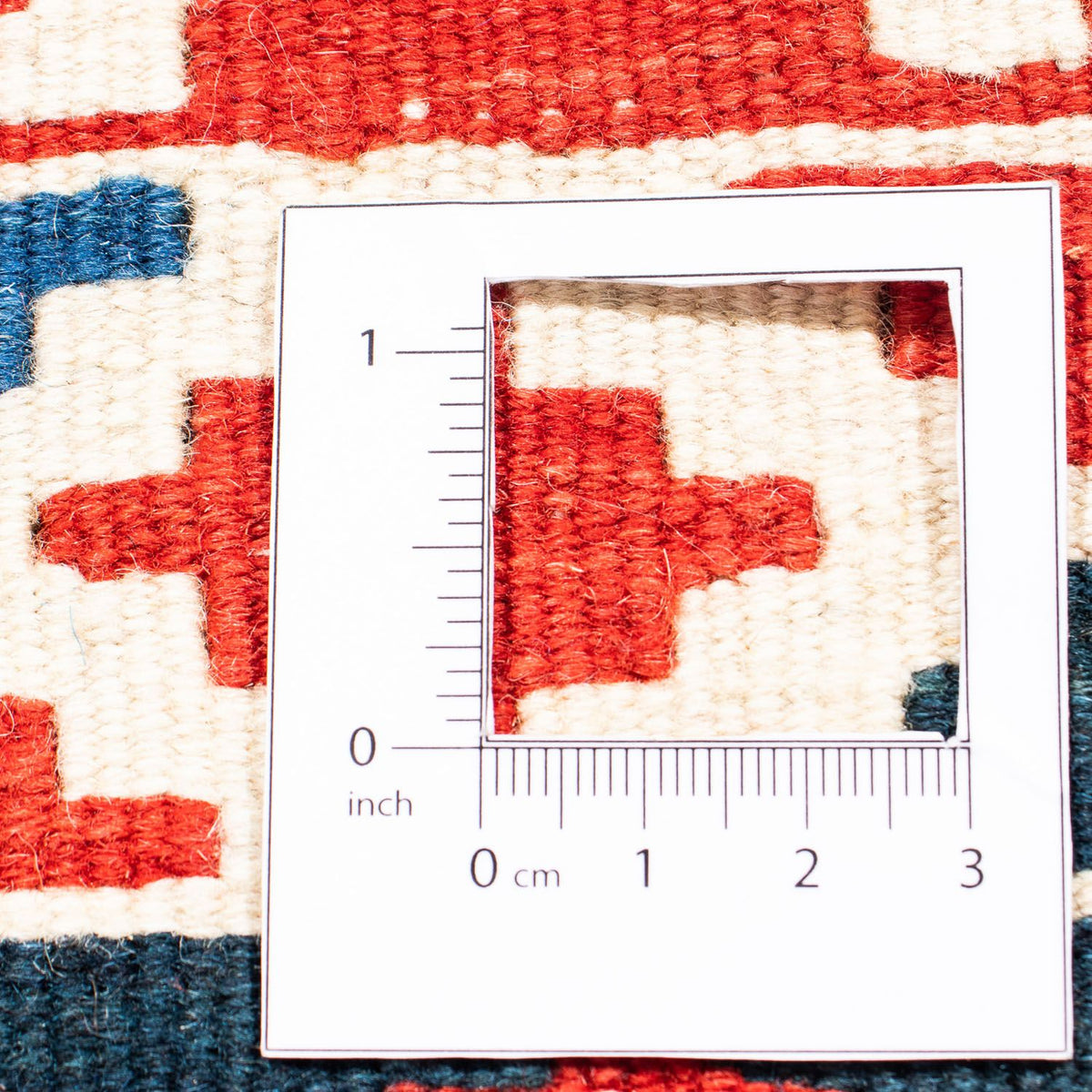 Kelim tapijt - Oosters vierkant  - 104 x 100 cm - donkerblauw