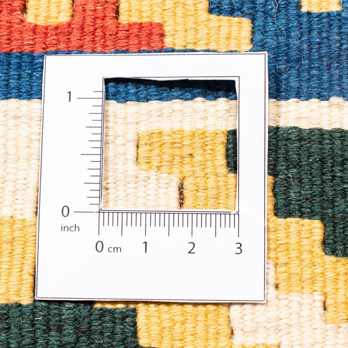 Kelim tapijt - Oosters vierkant  - 104 x 102 cm - blauw