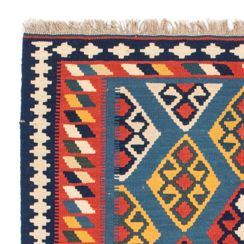 Kelim tapijt - Oosters vierkant  - 101 x 99 cm - donkerblauw