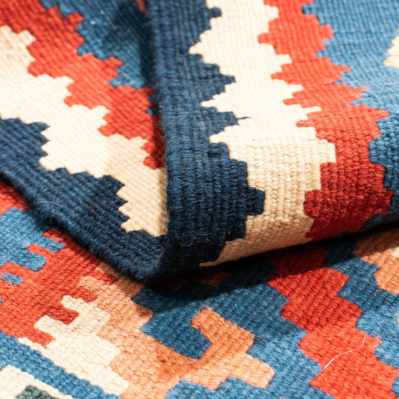 Kelim tapijt - Oosters vierkant  - 105 x 101 cm - donkerrood