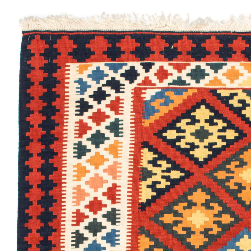 Kelim tapijt - Oosters vierkant  - 101 x 93 cm - donkerrood