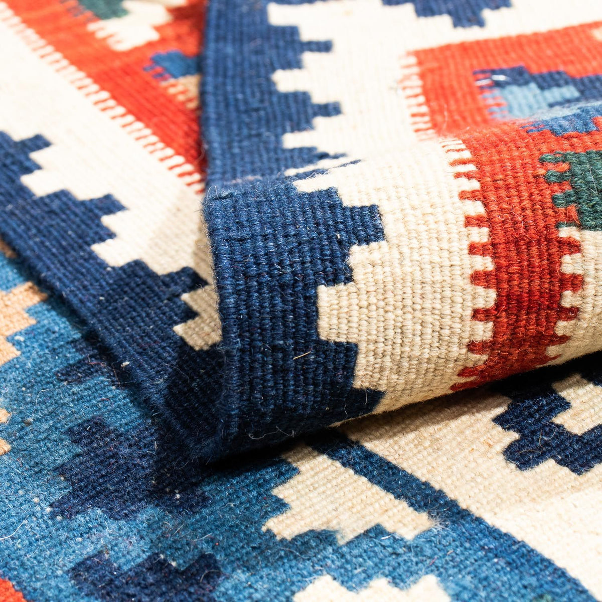 Kelim tapijt - Oosters vierkant  - 104 x 102 cm - veelkleurig