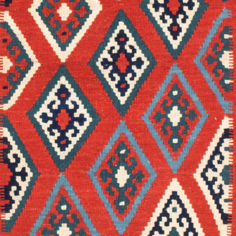 Kelim tapijt - Oosters vierkant  - 103 x 101 cm - veelkleurig