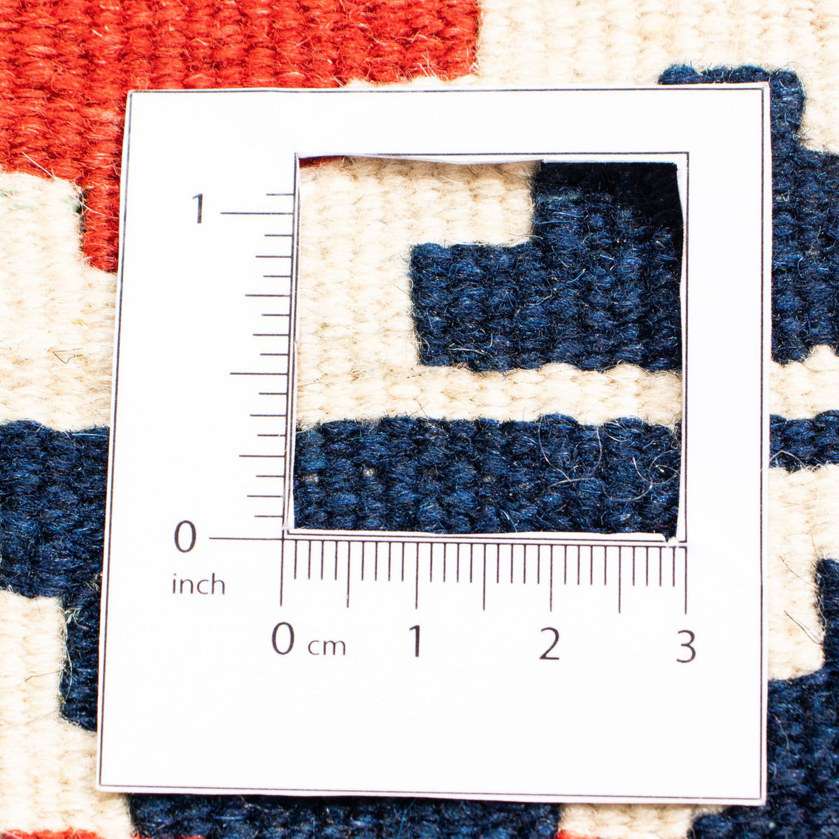 Kelim tapijt - Oosters vierkant  - 102 x 100 cm - blauw