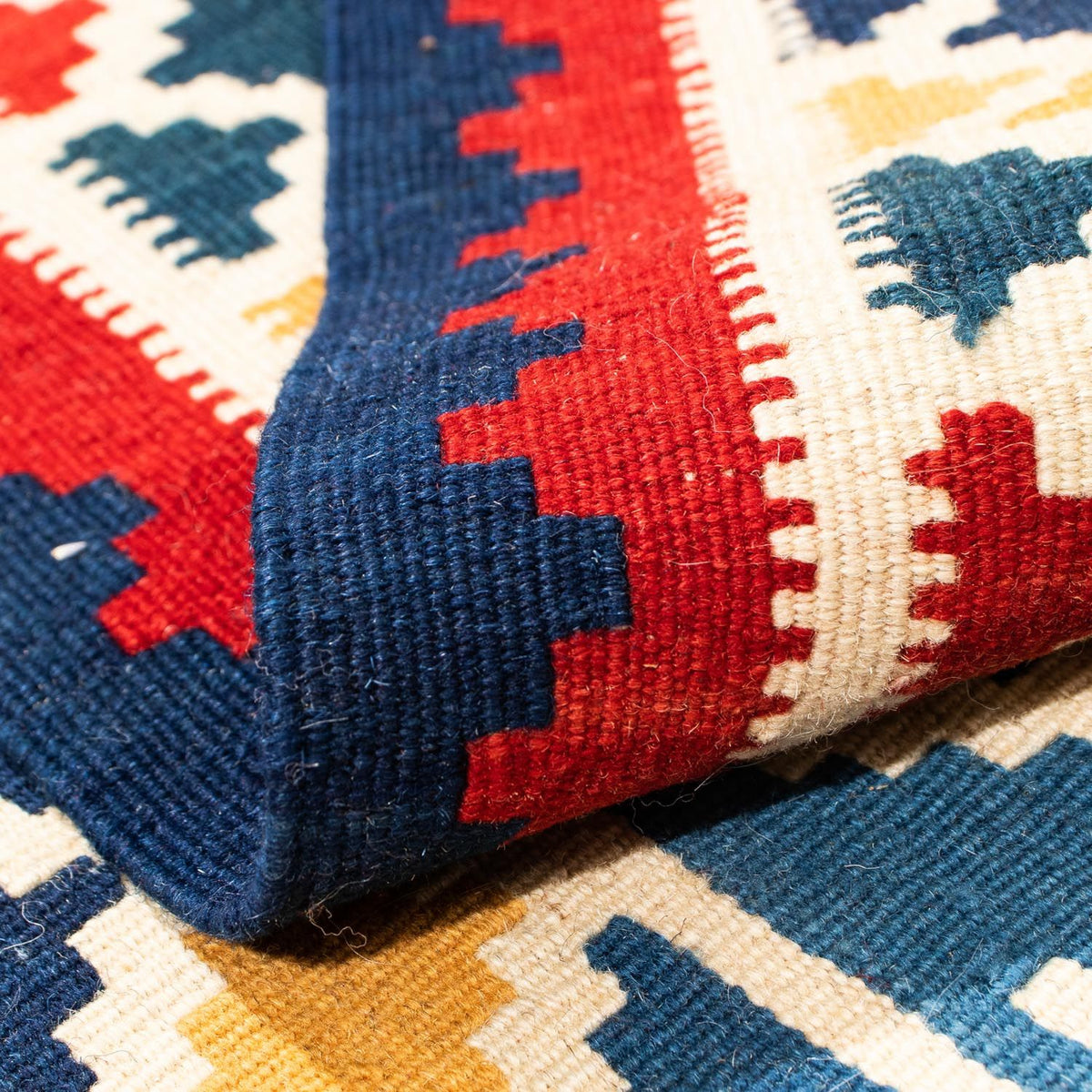 Kelim tapijt - Oosters vierkant  - 105 x 102 cm - veelkleurig