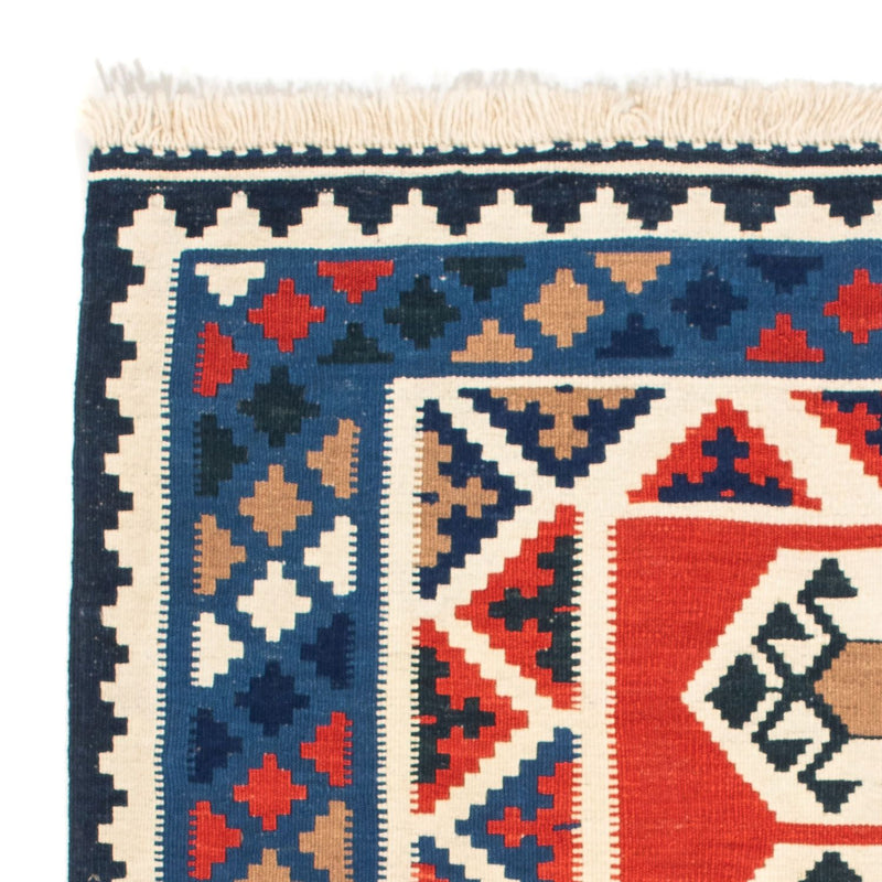 Kelim tapijt - Oosters vierkant  - 103 x 103 cm - veelkleurig