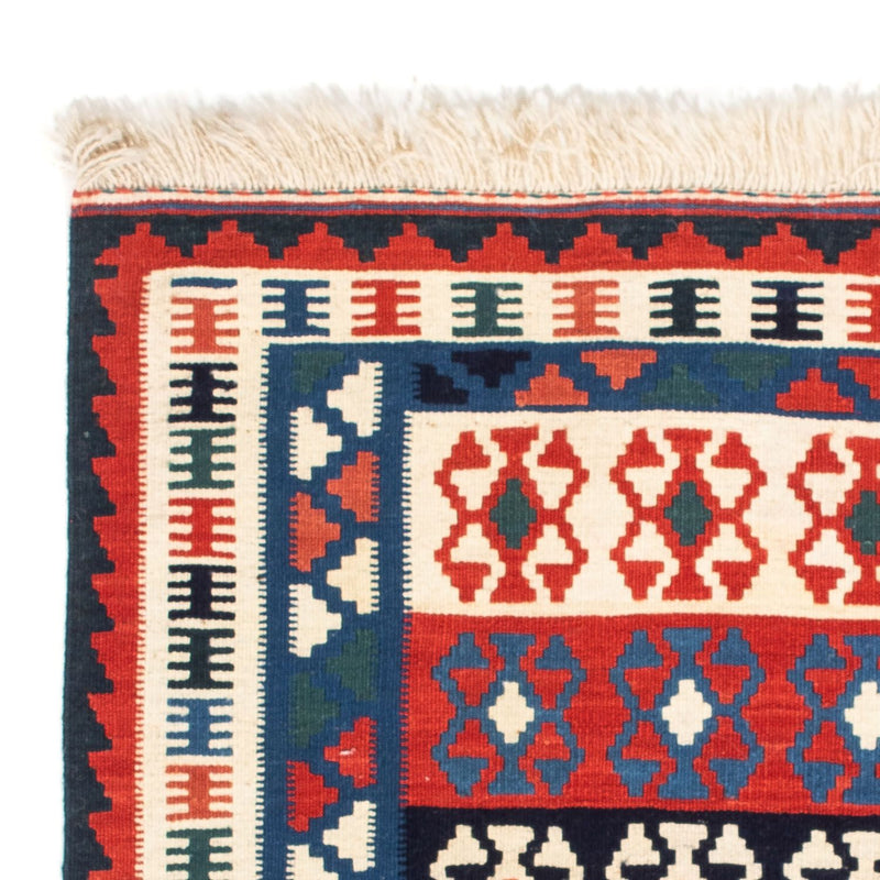 Kelim tapijt - Oosters vierkant  - 110 x 100 cm - blauw