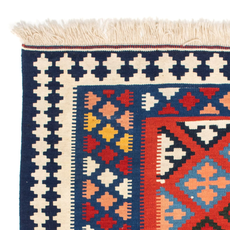 Kelim tapijt - Oosters vierkant  - 118 x 102 cm - blauw