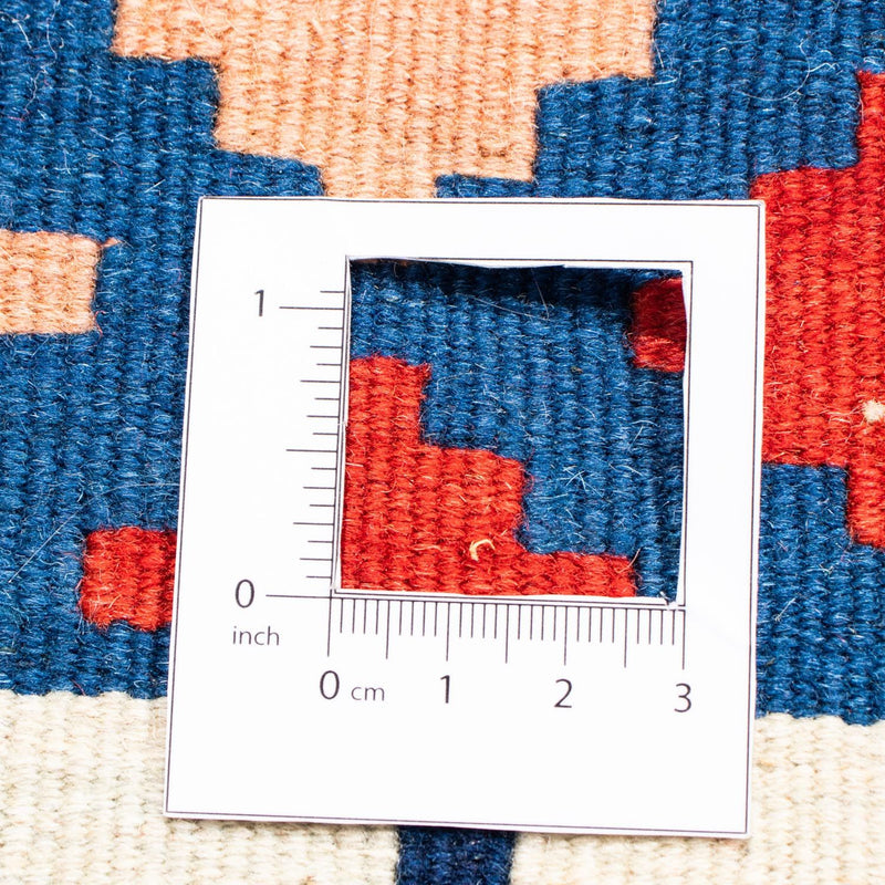 Kelim tapijt - Oosters vierkant  - 118 x 102 cm - blauw