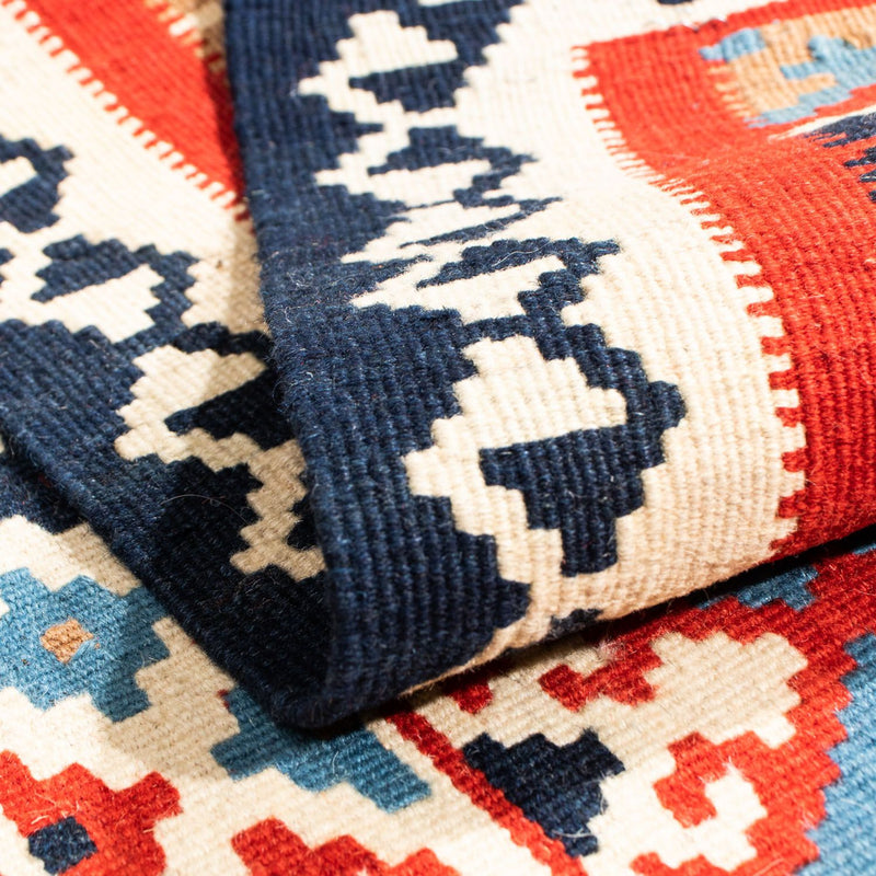 Kelim tapijt - Oosters vierkant  - 108 x 105 cm - rood