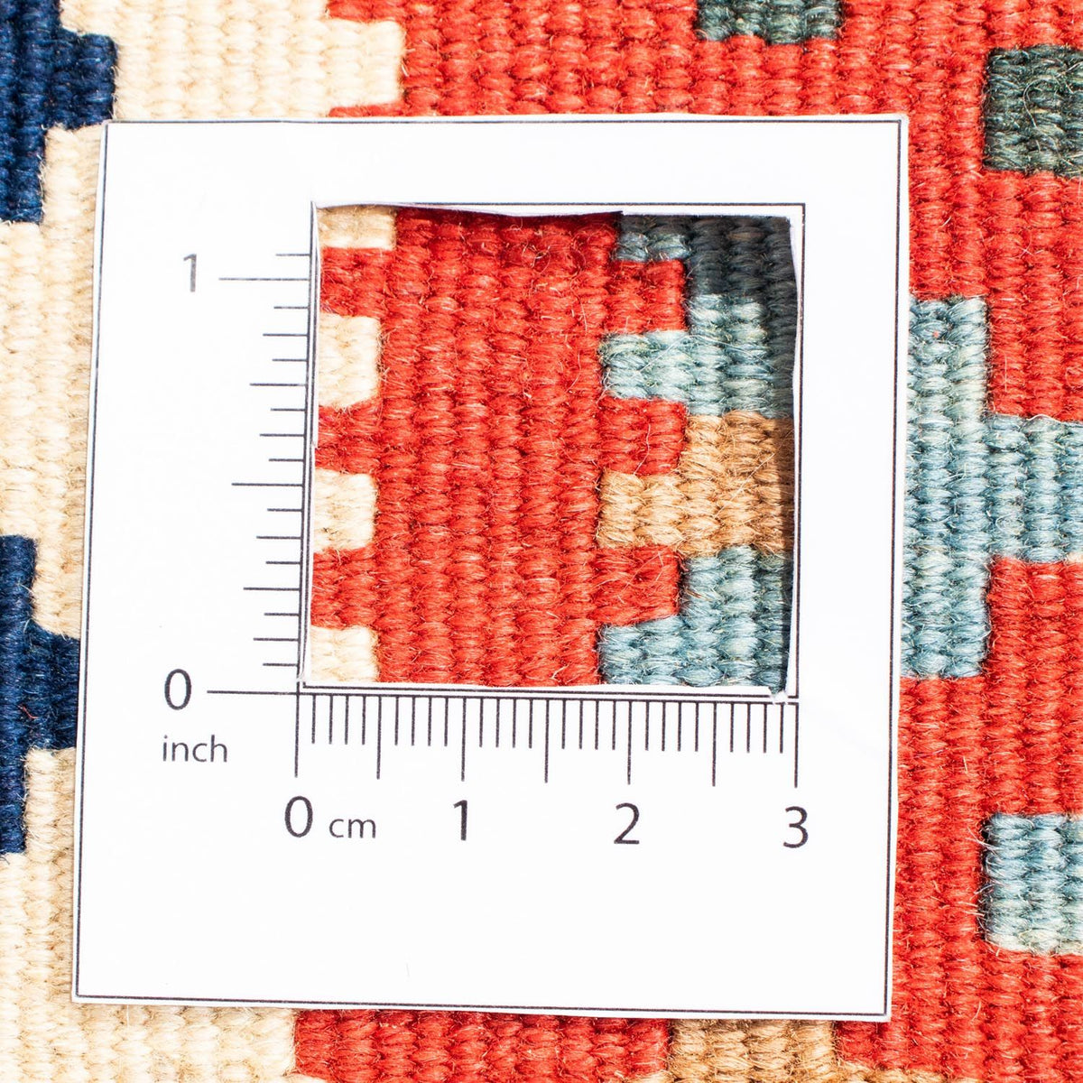 Kelim tapijt - Oosters vierkant  - 108 x 101 cm - rood