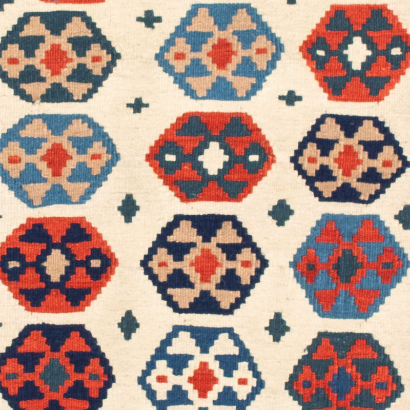 Kelim tapijt - Oosters vierkant  - 104 x 102 cm - beige