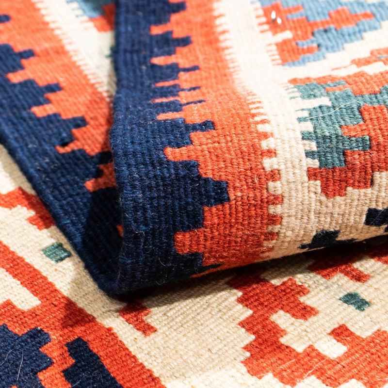 Kelim tapijt - Oosters vierkant  - 110 x 104 cm - roest