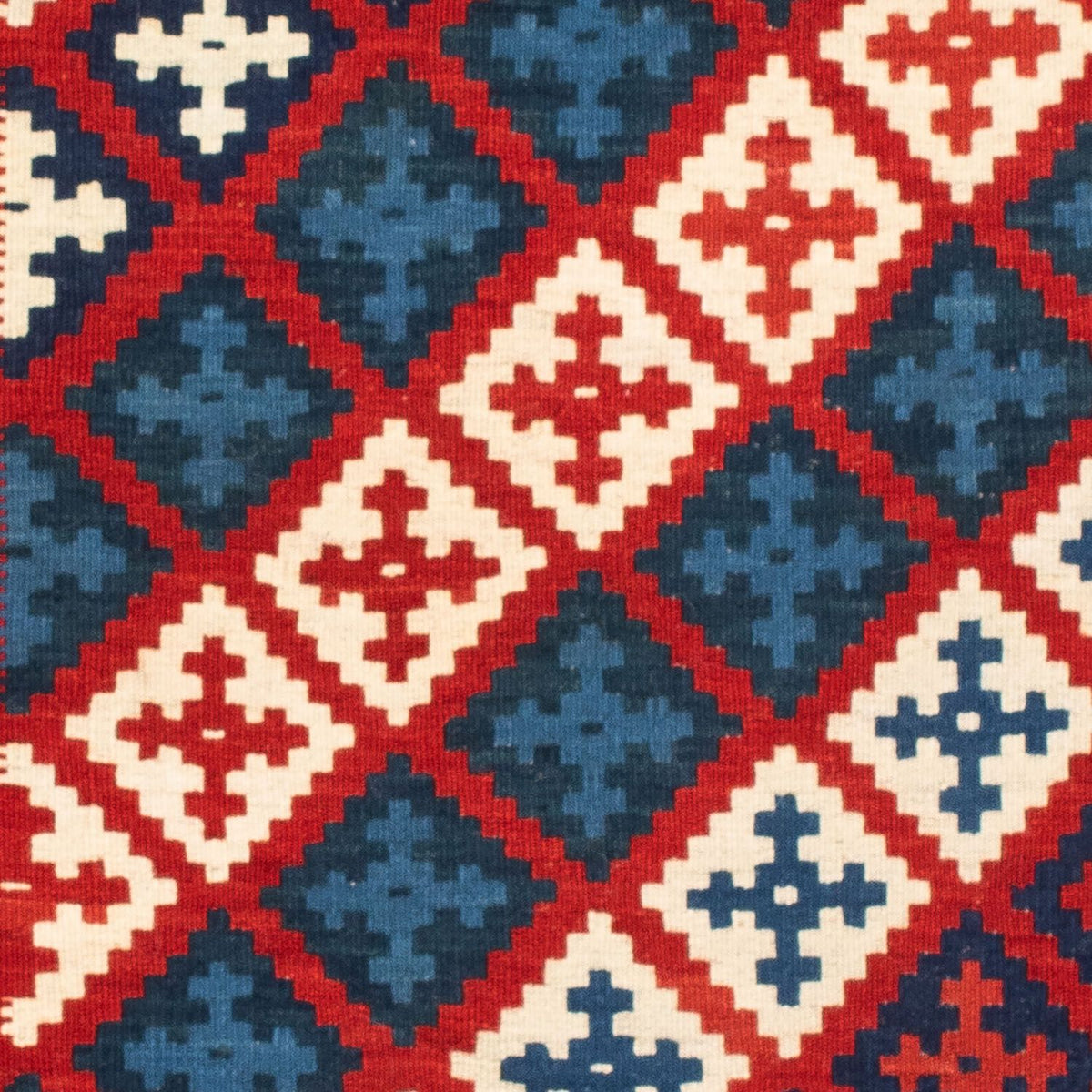 Kelim tapijt - Oosters vierkant  - 105 x 104 cm - veelkleurig