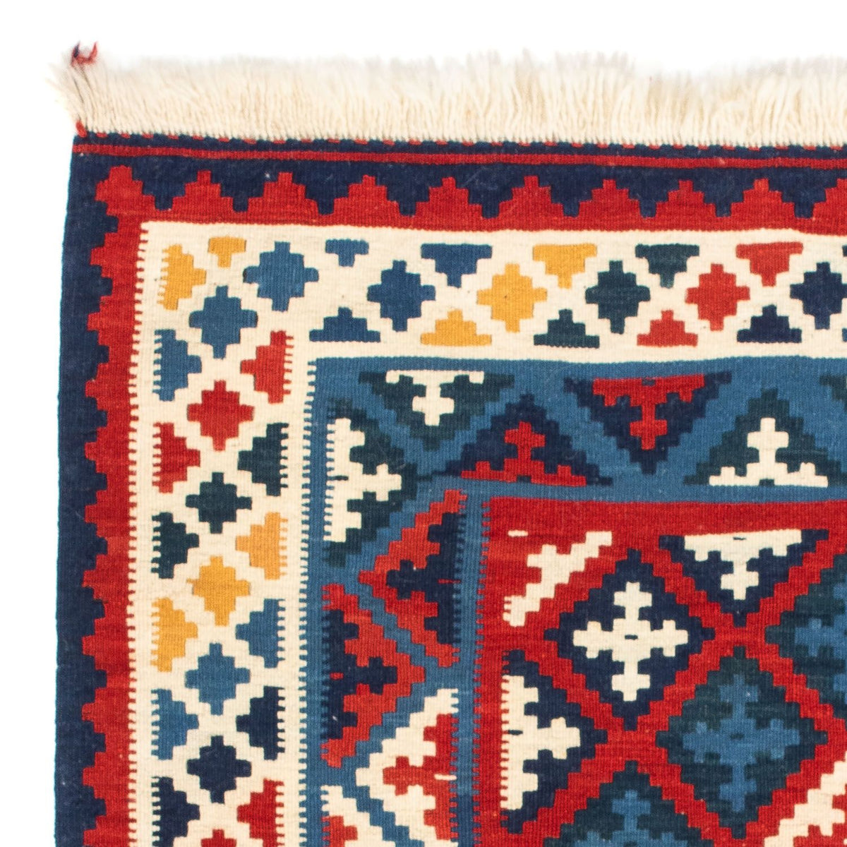 Kelim tapijt - Oosters vierkant  - 105 x 104 cm - veelkleurig