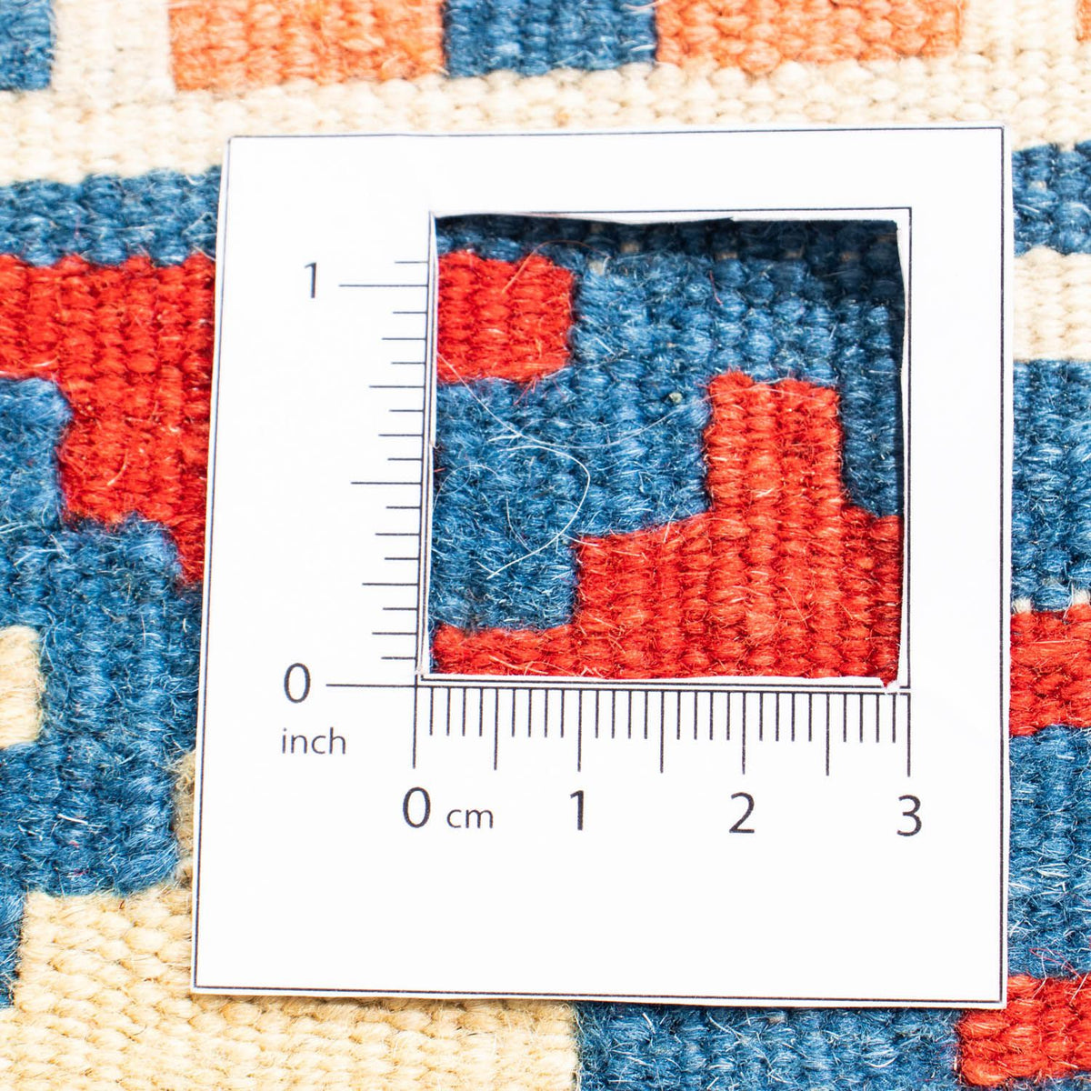 Kelim tapijt - Oosters vierkant  - 110 x 105 cm - blauw