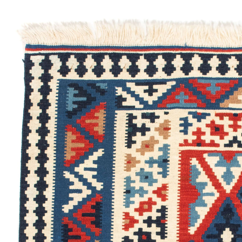 Kelim tapijt - Oosters vierkant  - 103 x 103 cm - blauw