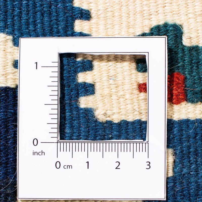 Kelim tapijt - Oosters vierkant  - 103 x 103 cm - blauw