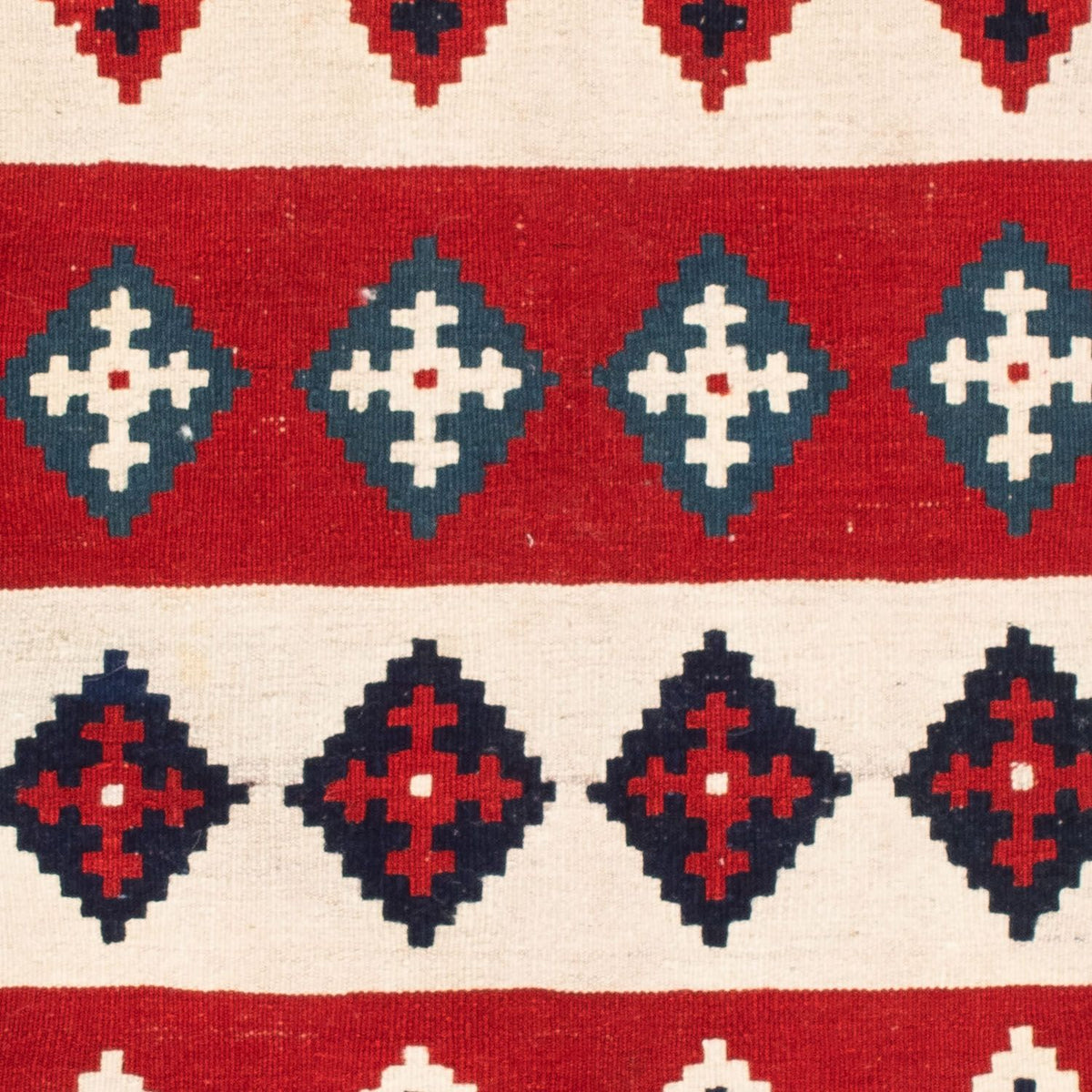 Kelim tapijt - Oosters vierkant  - 106 x 103 cm - blauw