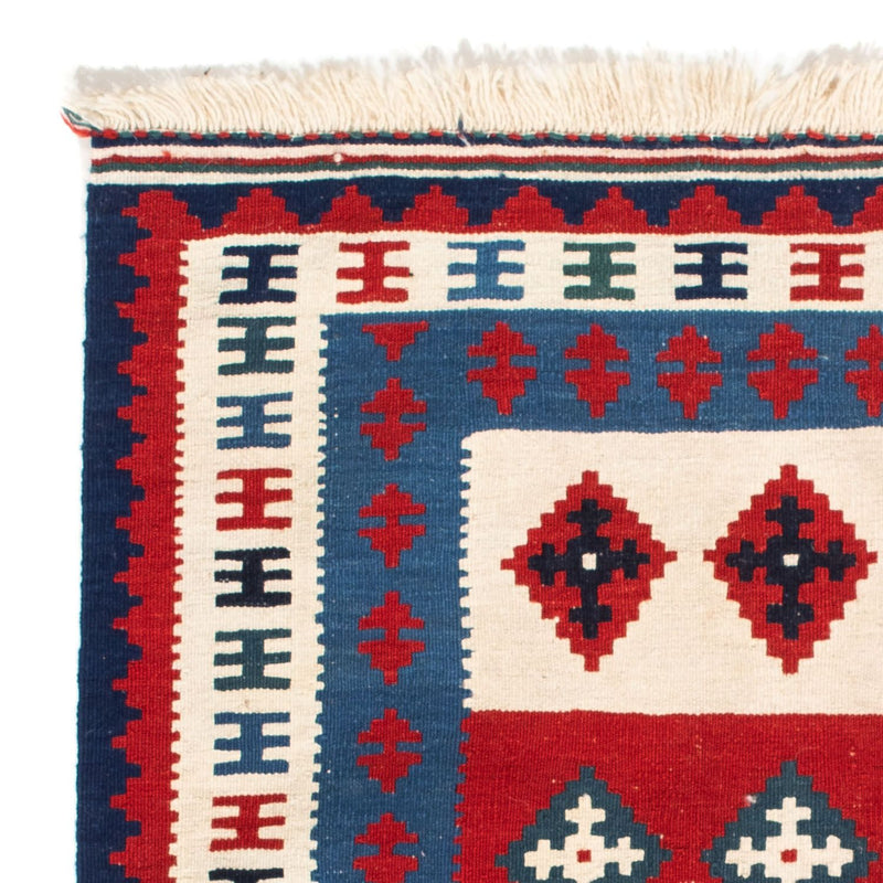 Kelim tapijt - Oosters vierkant  - 106 x 103 cm - blauw