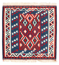 Kelim tapijt - Oosters vierkant  - 104 x 103 cm - donkerblauw
