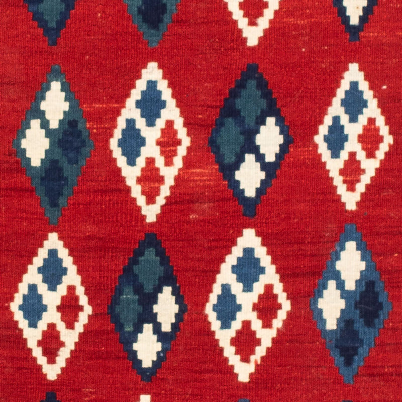 Kelim tapijt - Oosters vierkant  - 104 x 100 cm - donkerblauw