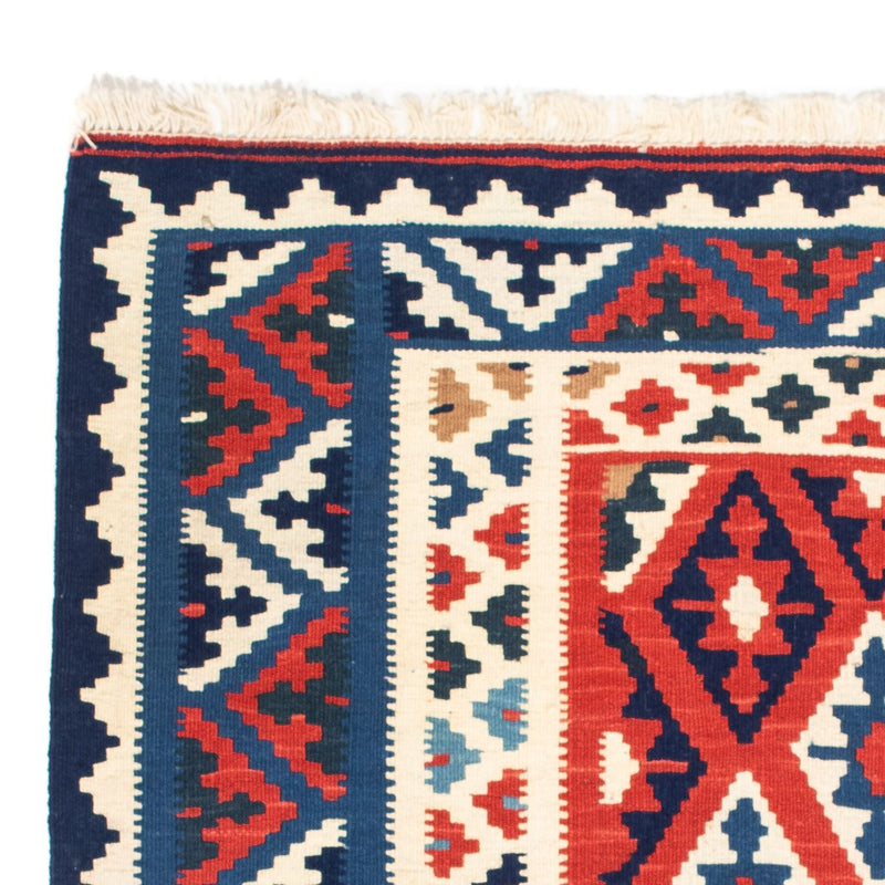 Kelim tapijt - Oosters vierkant  - 102 x 100 cm - blauw