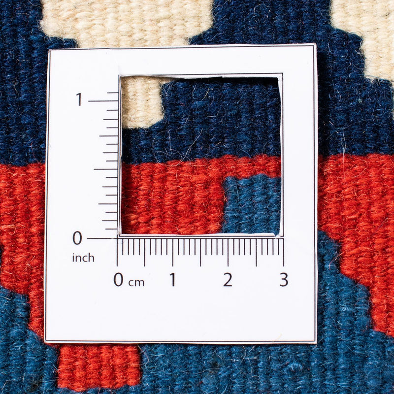 Kelim tapijt - Oosters vierkant  - 100 x 100 cm - rood