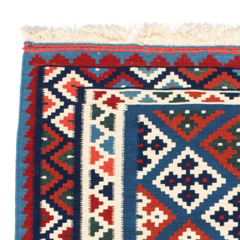 Kelim tapijt - Oosters vierkant  - 104 x 101 cm - blauw