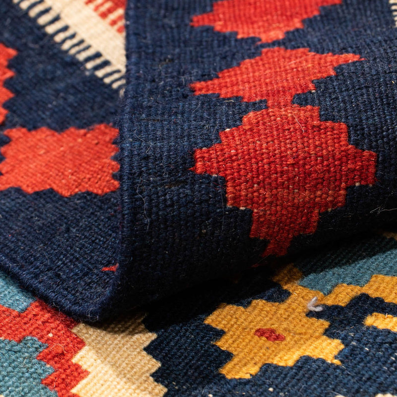 Kelim tapijt - Oosters vierkant  - 110 x 109 cm - rood