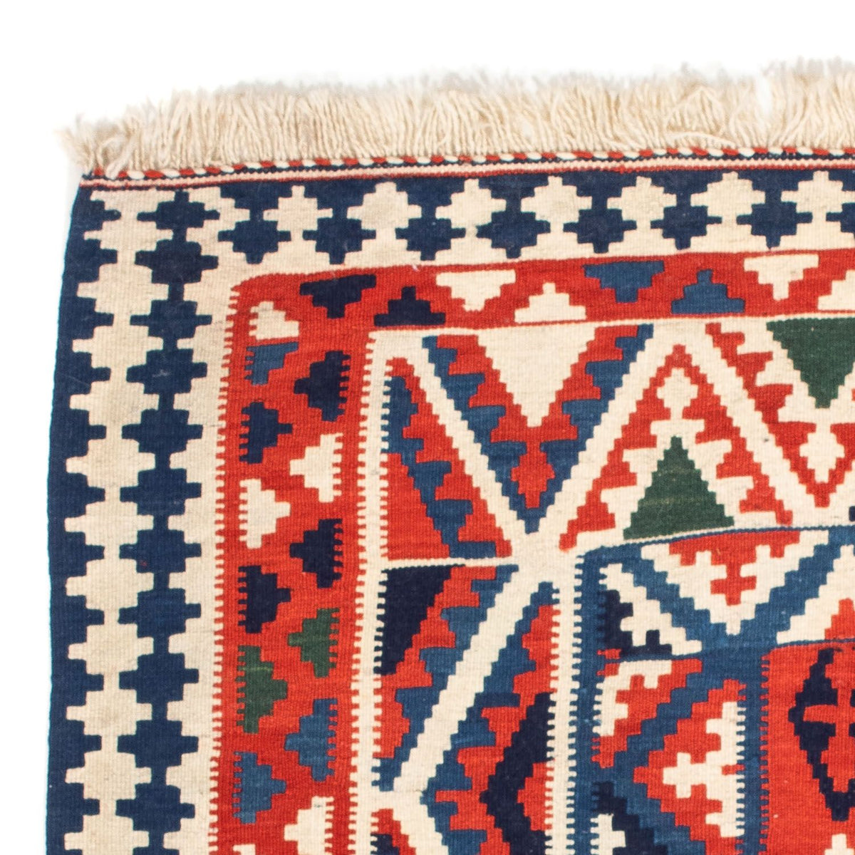 Kelim tapijt - Oosters vierkant  - 111 x 105 cm - rood