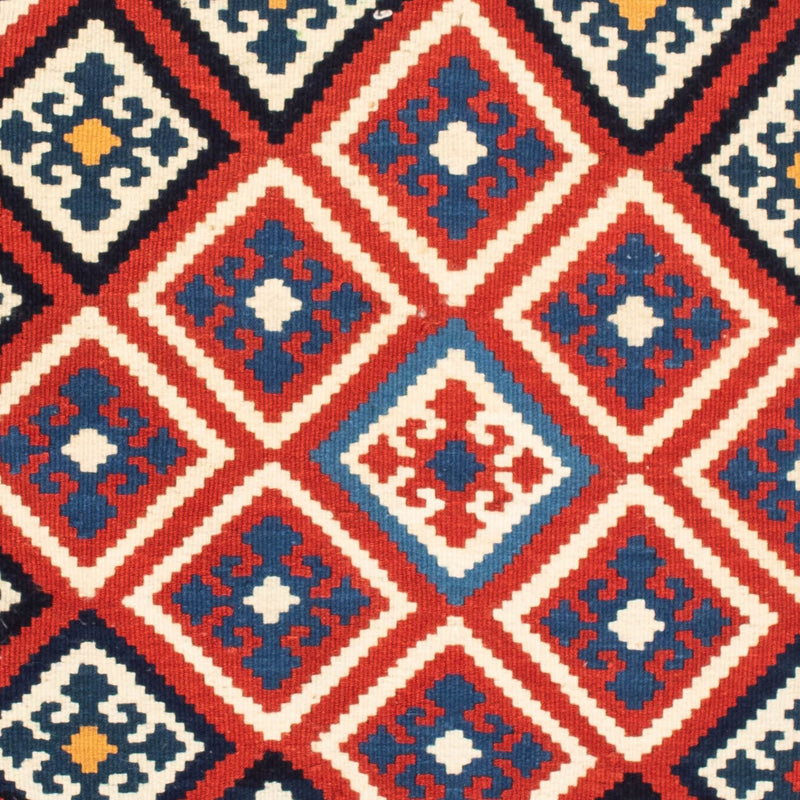 Kelim tapijt - Oosters vierkant  - 106 x 105 cm - rood