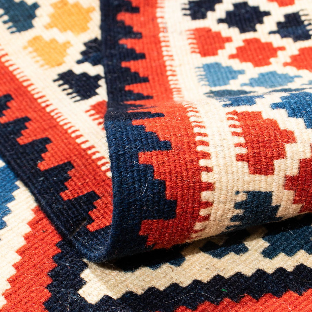 Kelim tapijt - Oosters vierkant  - 106 x 105 cm - rood