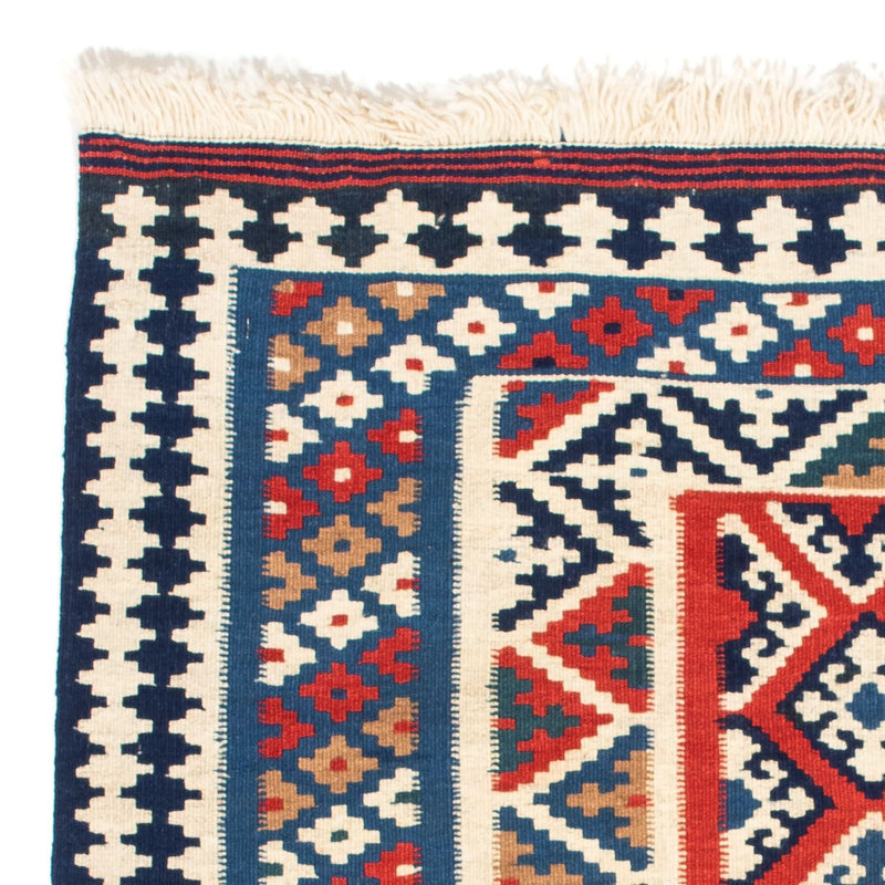 Kelim tapijt - Oosters vierkant  - 99 x 95 cm - donkerblauw