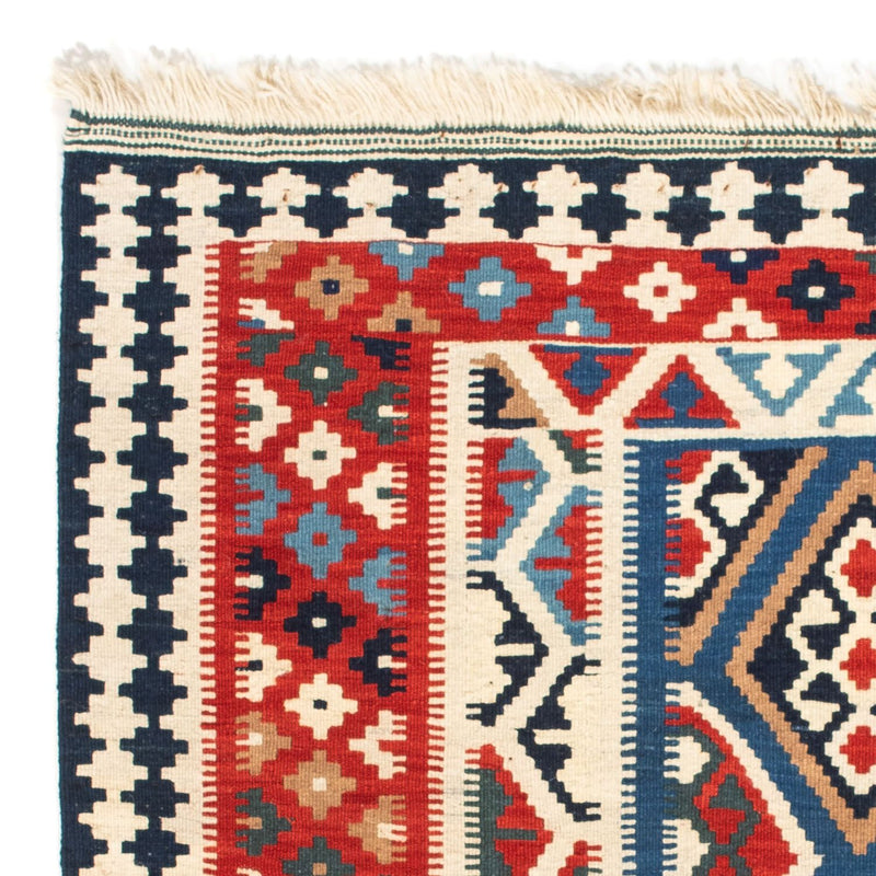 Kelim tapijt - Oosters vierkant  - 104 x 99 cm - rood