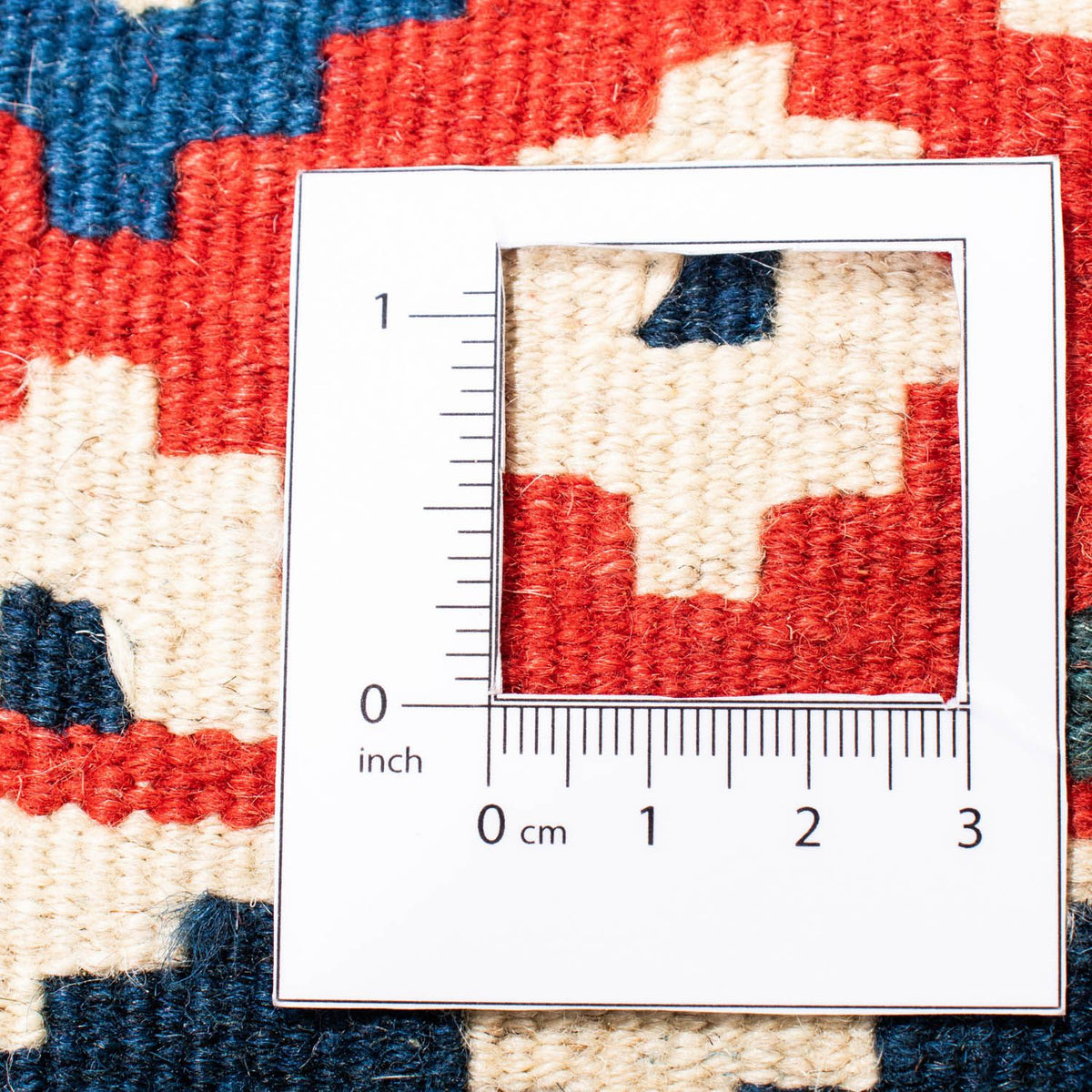 Kelim tapijt - Oosters vierkant  - 104 x 99 cm - rood