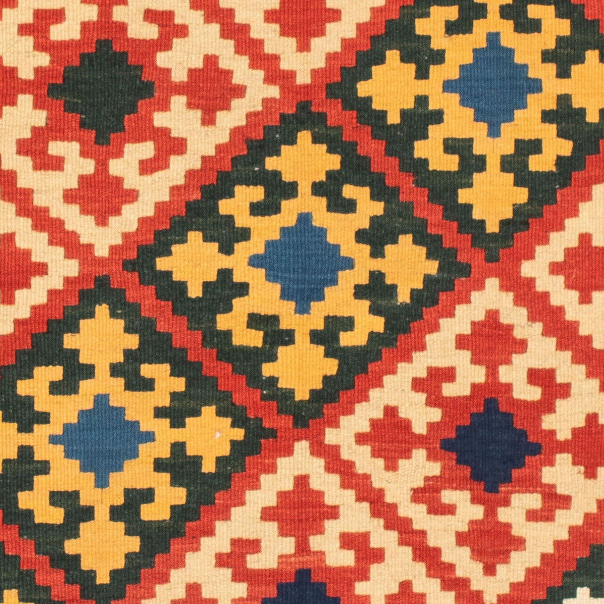 Kelim tapijt - Oosters vierkant  - 103 x 101 cm - beige