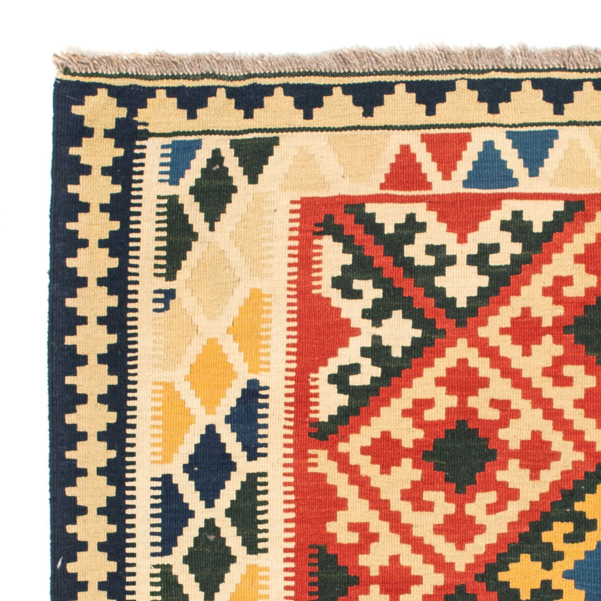 Kelim tapijt - Oosters vierkant  - 103 x 101 cm - beige