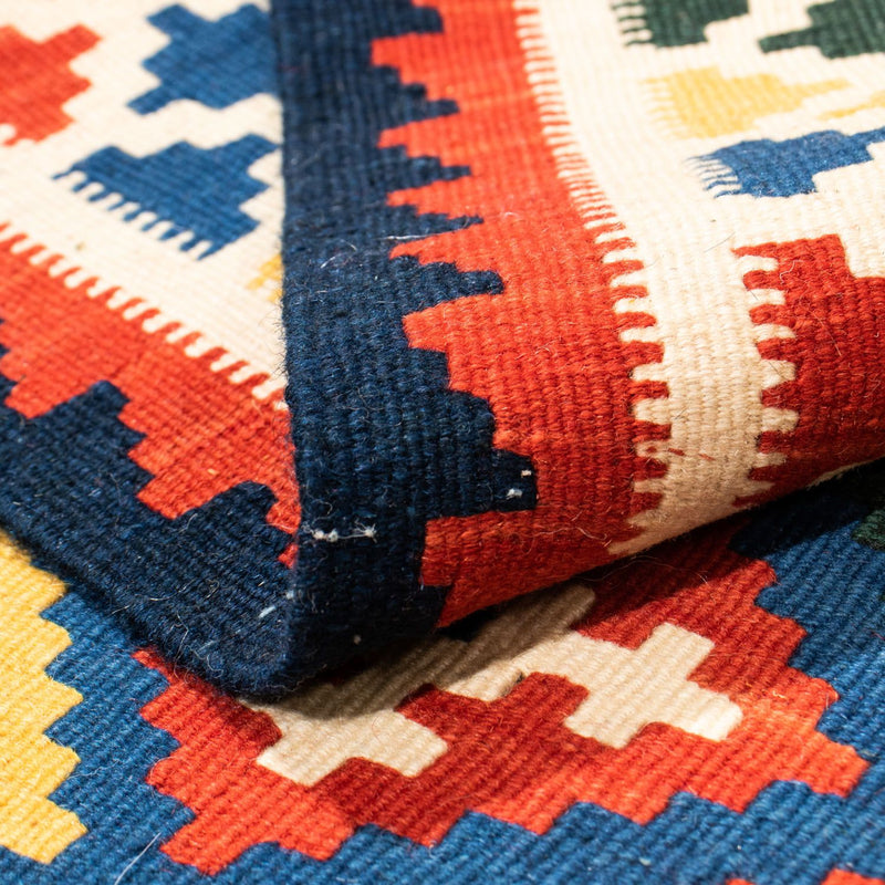 Kelim tapijt - Oosters vierkant  - 101 x 101 cm - beige